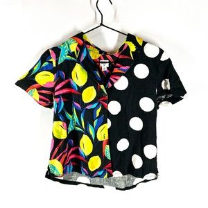 Colorful Women's Button Down Shirt